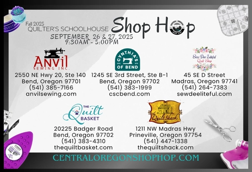 2025 Fall Quilters Schoolhouse Passport