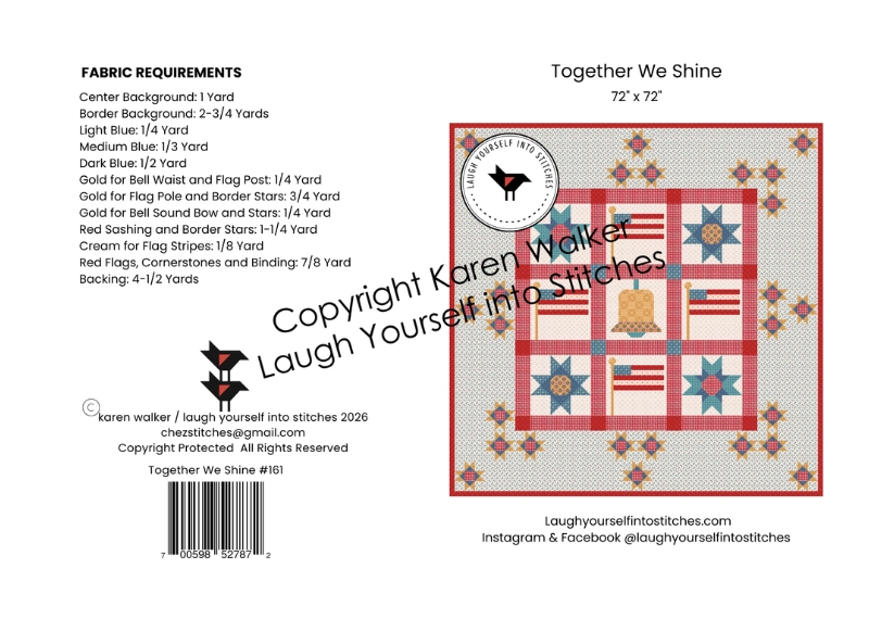 Together We Shine Fabric Requirements